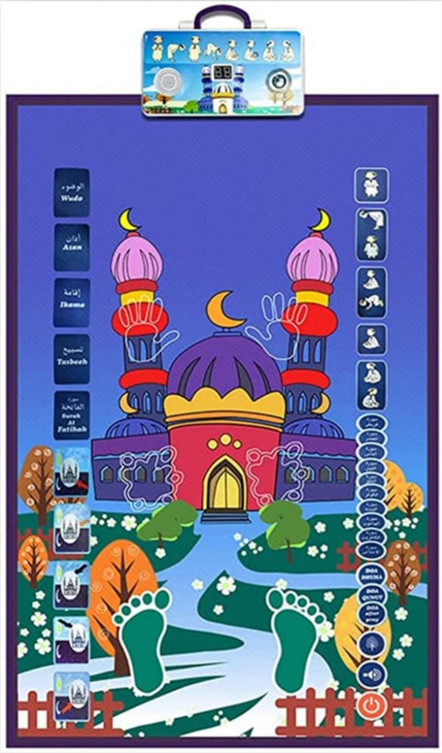 Tapis de prière interactif éducatif musulman